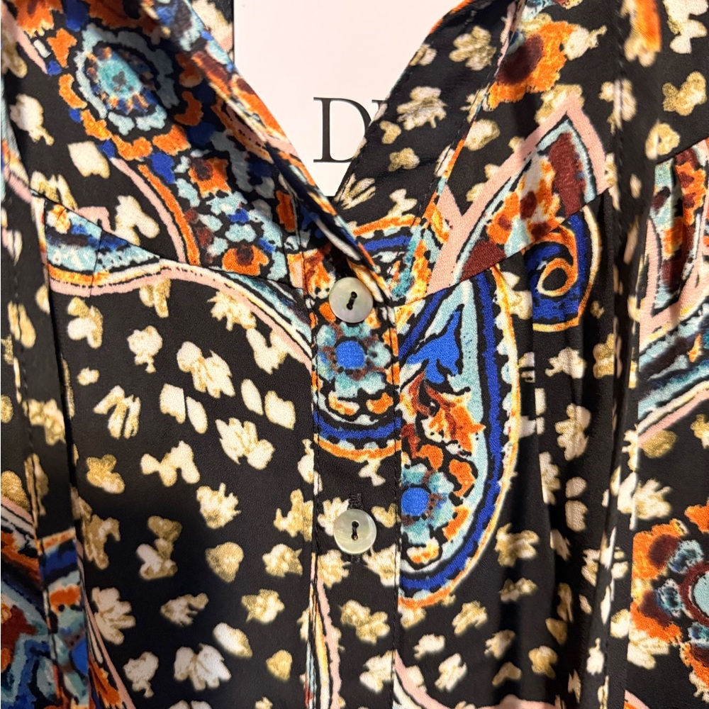 DR2 Multicolor Paisley Top - Picture 4 of 4